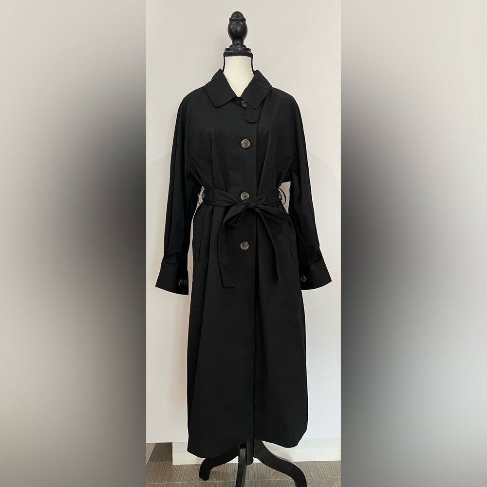 Stylish Black Trench Coat